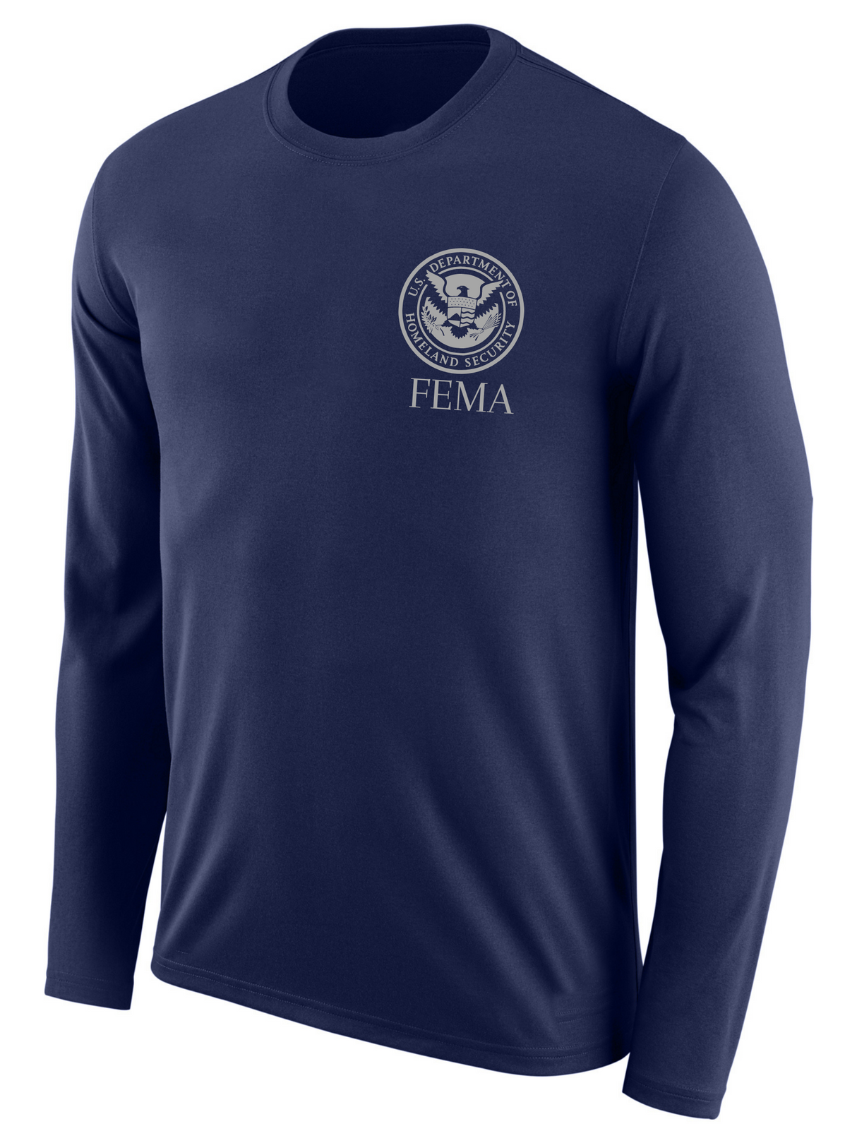 SUBDUED DHS FEMA Agency Identifier T Shirt - Long Sleeve - FEDS Apparel