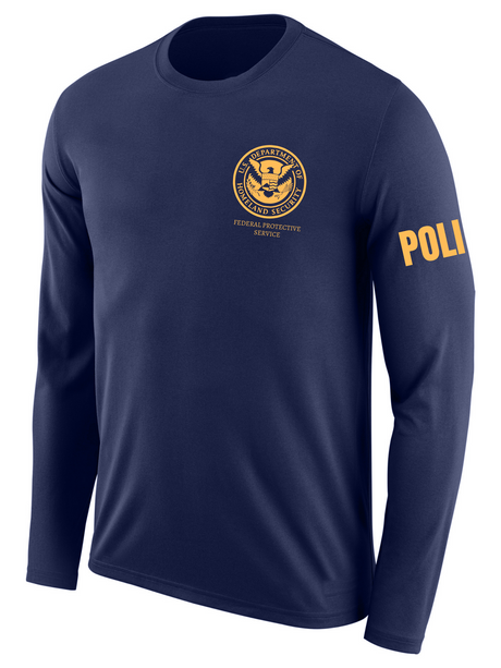 DHS FPS Agency Identifier T Shirt - Long Sleeve - FEDS Apparel