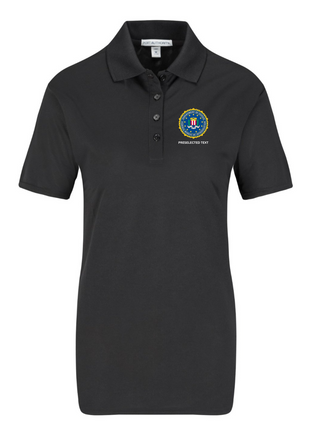Federal Bureau of Investigation Polo Shirt - Women's Short Sleeve - FEDS Apparel