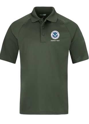 TACTICAL Dept of Homeland Security Polo- Men's Short Sleeve - FEDS Apparel