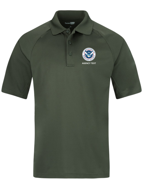 TACTICAL Dept of Homeland Security Polo- Men's Short Sleeve - FEDS Apparel