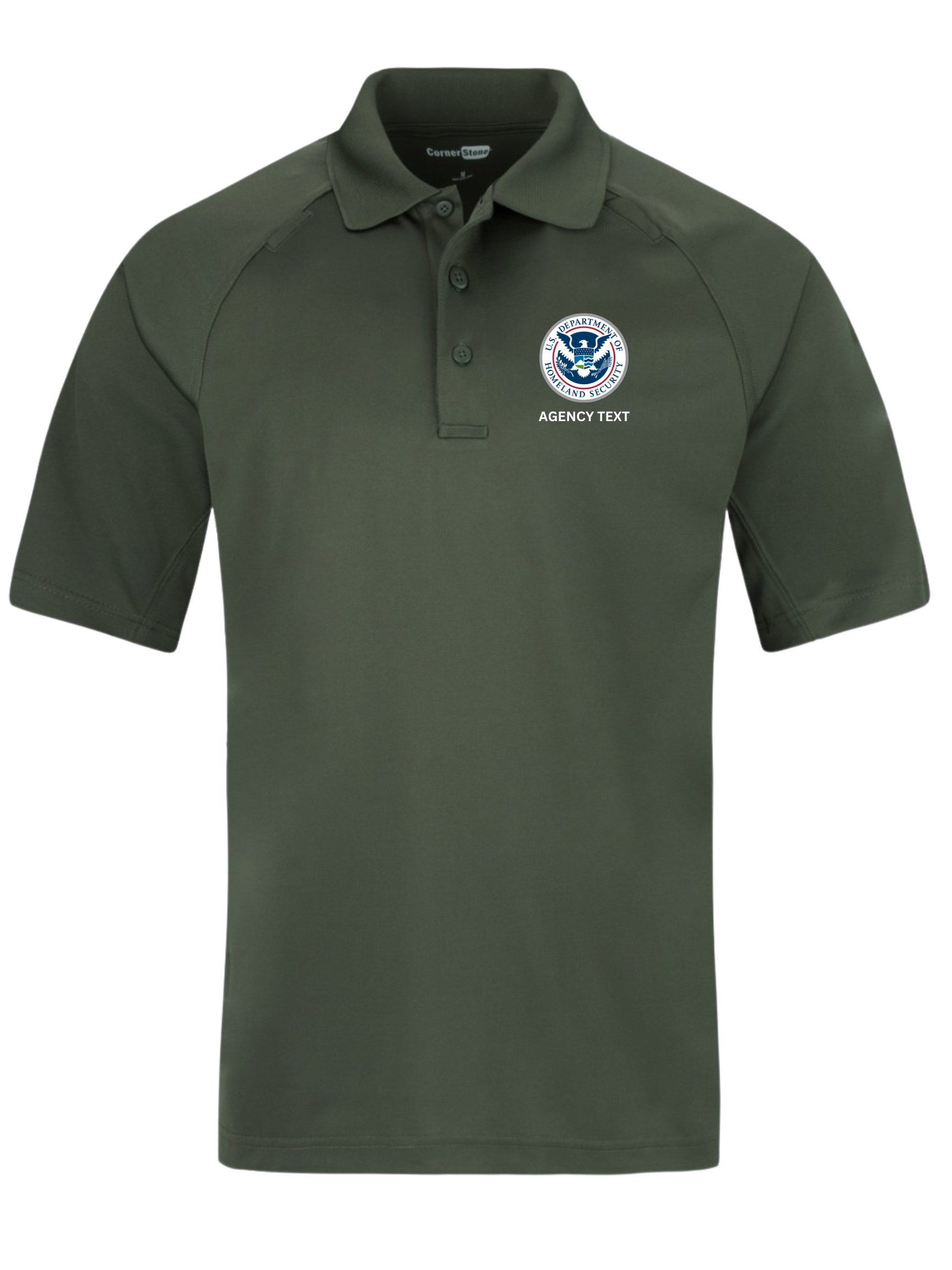 トップス supreme green navy border polo shirt Dept of Homeland Security Employee Polo Shirt – FEDS Apparel