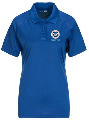 TACTICAL Dept of Homeland Security Polo- Women's Short Sleeve - FEDS Apparel
