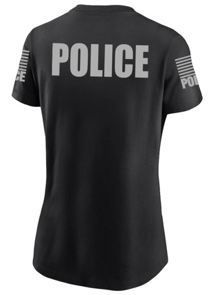 Black Police Women's Shirt - Short Sleeve - FEDS Apparel