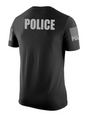 Black Police Men's Shirt - Short Sleeve - FEDS Apparel