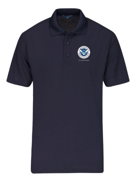 USCG Polo Shirt- Men's Short Sleeve - FEDS Apparel