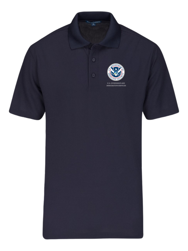 USCIS Polo Shirt- Men's Short Sleeve - FEDS Apparel