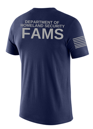 SUBDUED DHS FAMS Agency Identifier T Shirt - Short Sleeve - FEDS Apparel