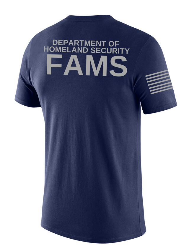 SUBDUED DHS FAMS Agency Identifier T Shirt - Short Sleeve - FEDS Apparel