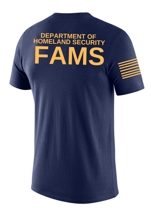 DHS FAMS Agency Identifier T Shirt - Short Sleeve - FEDS Apparel