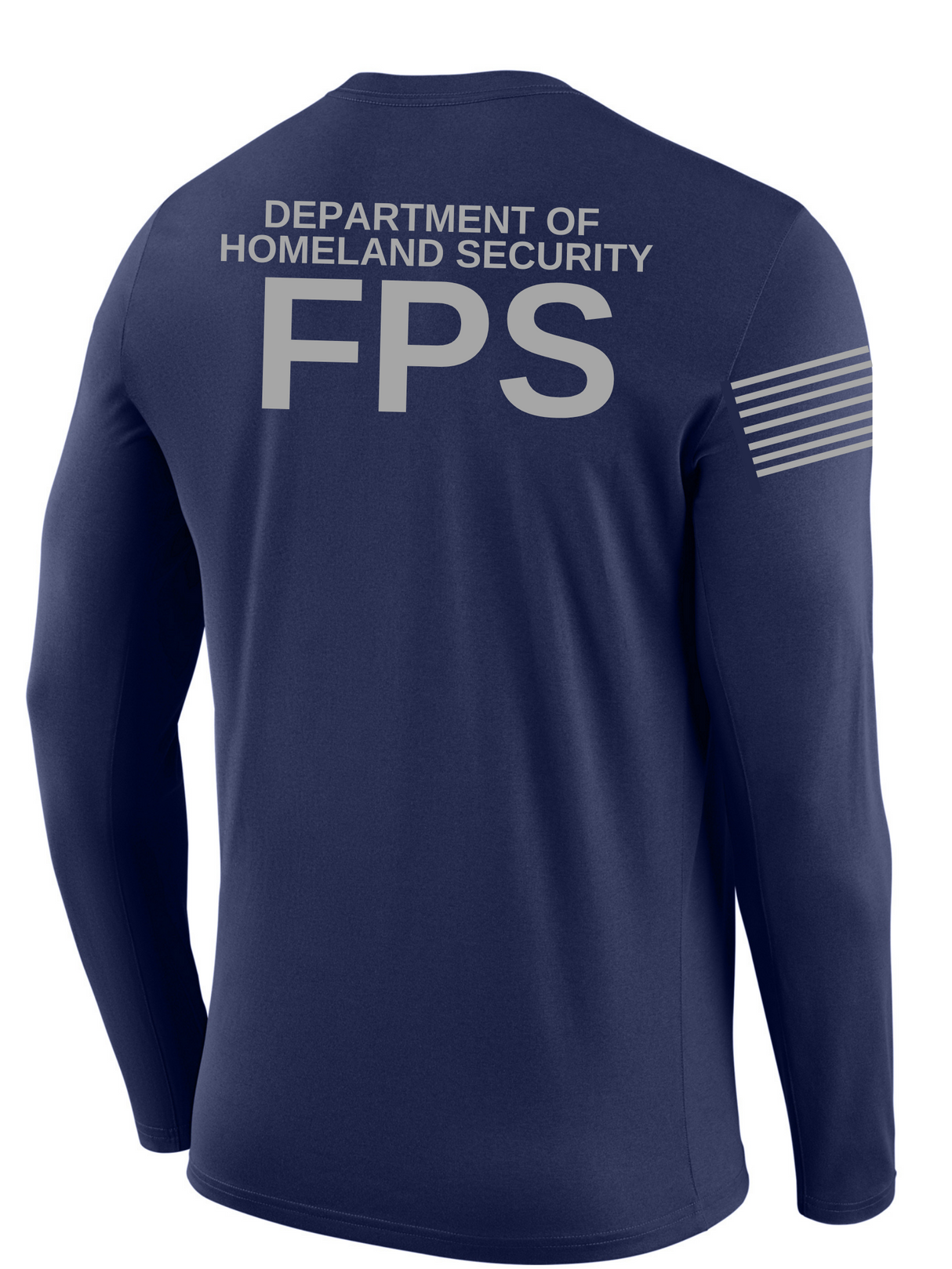 SUBDUED DHS FPS Agency Identifier T Shirt - Long Sleeve - FEDS Apparel