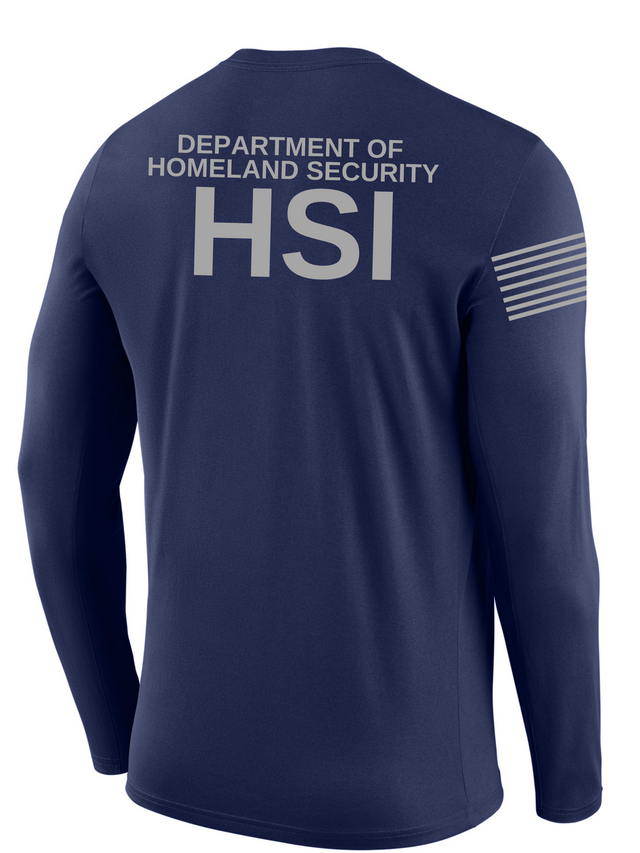 SUBDUED HSI Agency Identifier T Shirt - Long Sleeve - FEDS Apparel