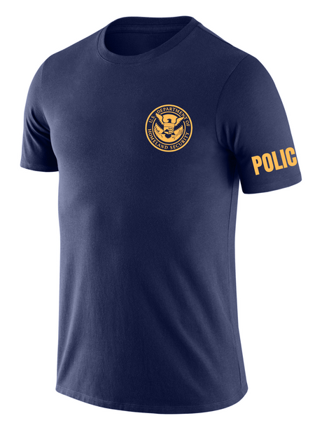 DHS POLICE Agency Identifier T Shirt - Short Sleeve - FEDS Apparel