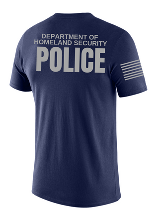 SUBDUED DHS POLICE Agency Identifier T Shirt - Short Sleeve - FEDS Apparel