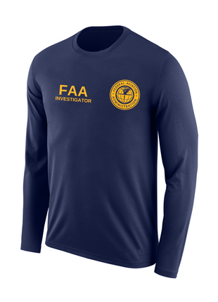 FAA Investigator Agency Identifier T Shirt - Long Sleeve - FEDS Apparel