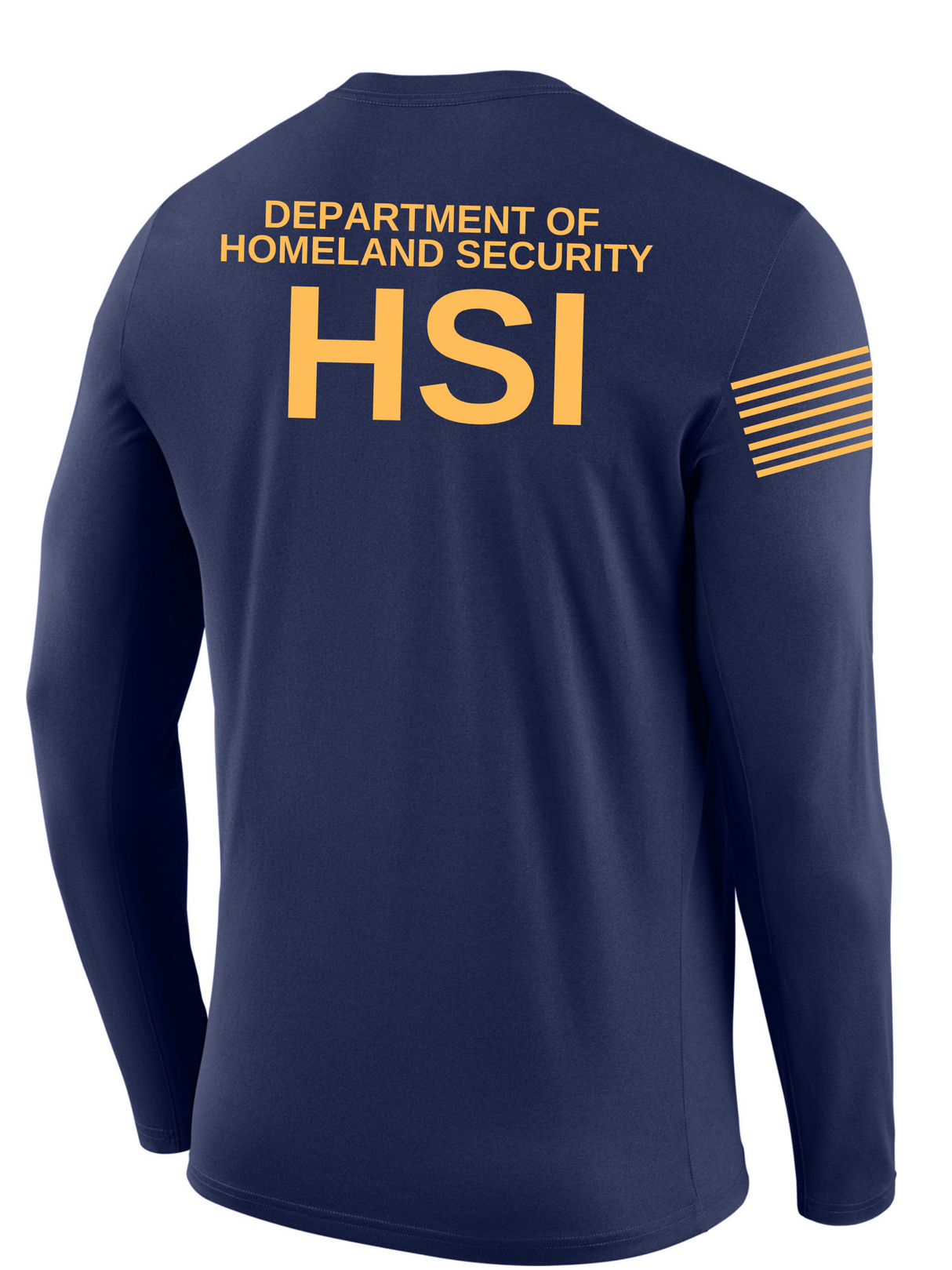 DHS HSI Agency Identifier T Shirt - Long Sleeve - FEDS Apparel