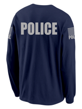 mens long sleeve police shirt