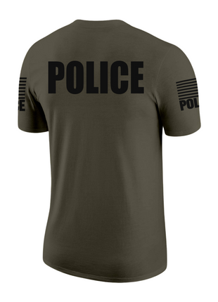 Drab Green Police Men's Shirt - Short Sleeve - FEDS Apparel