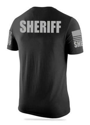 Black Sheriff Men's Shirt - Short Sleeve - FEDS Apparel
