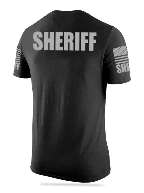 Black Sheriff Men's Shirt - Short Sleeve - FEDS Apparel