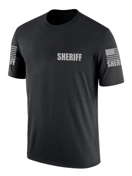 Black Sheriff Men's Shirt - Short Sleeve - FEDS Apparel