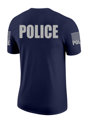 Navy Blue Police Men's Shirt - Short Sleeve - FEDS Apparel