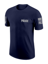 Navy Blue Police Men's Shirt - Short Sleeve - FEDS Apparel