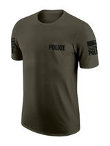 Drab Green Police Men's Shirt - Short Sleeve - FEDS Apparel