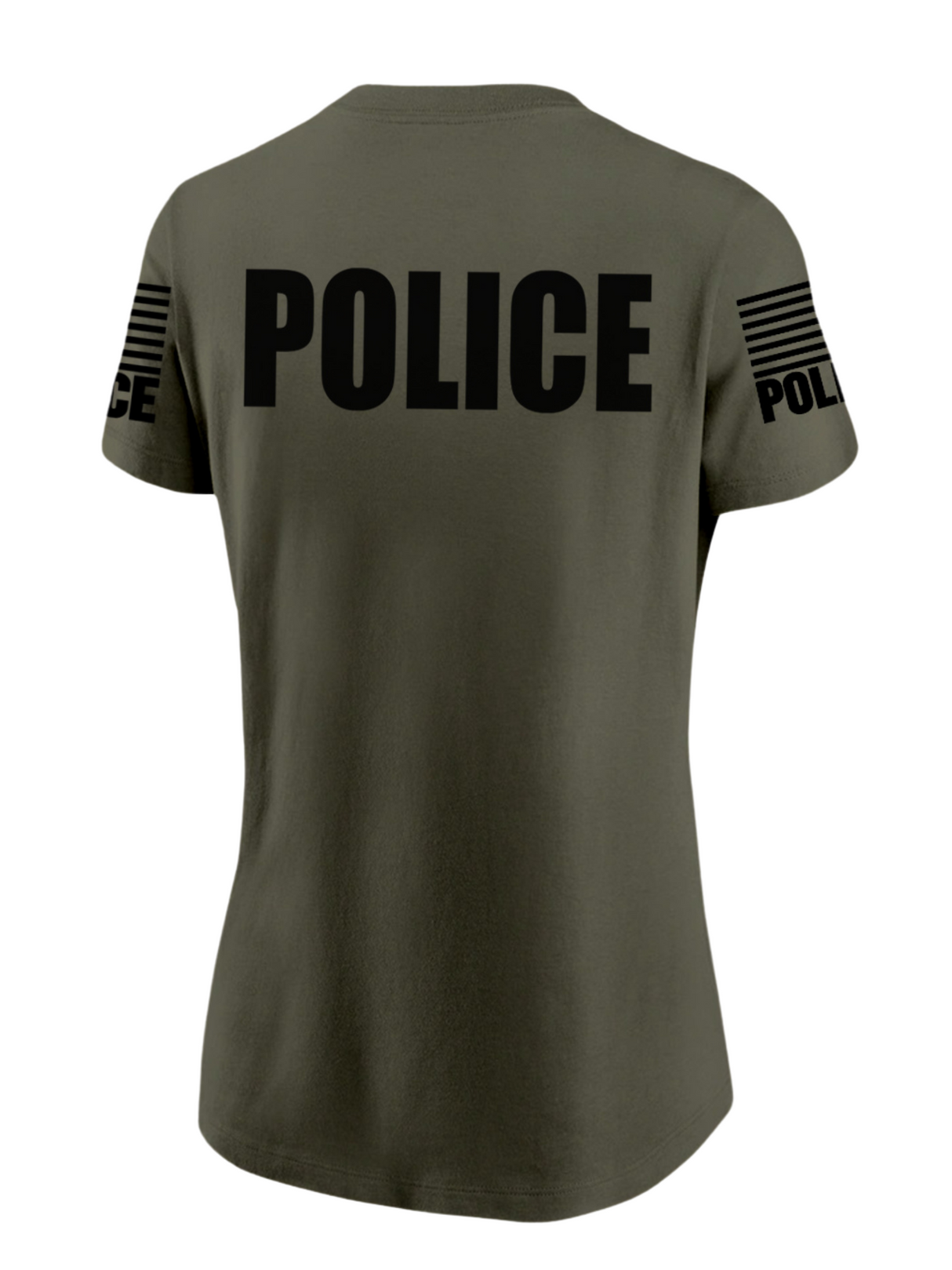 Womens law enforcement olive drab green police shirt