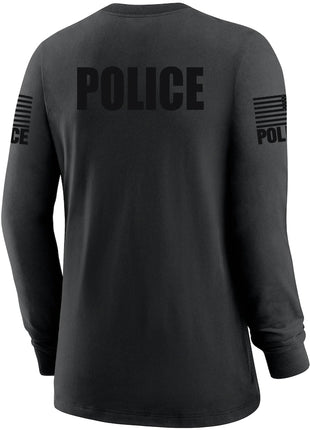 Black Police Women's Shirt - Long Sleeve - FEDS Apparel