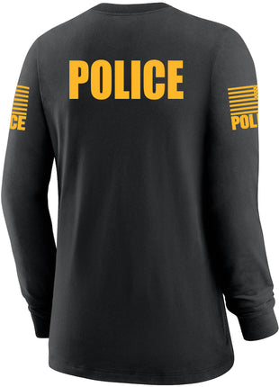 Black Police Women's Shirt - Long Sleeve - FEDS Apparel