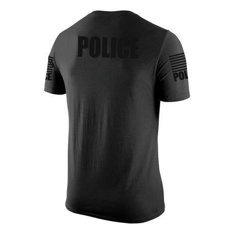 Black Police Men's Shirt - Short Sleeve - FEDS Apparel