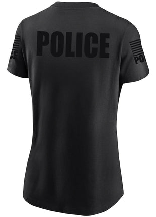 Black Police Women's Shirt - Short Sleeve - FEDS Apparel