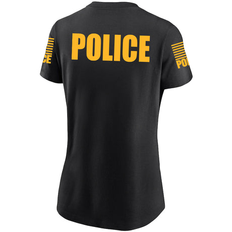 Black Police Women's Shirt - Short Sleeve - FEDS Apparel