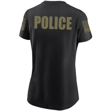 Black Police Women's Shirt - Short Sleeve - FEDS Apparel