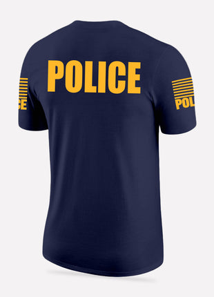 Navy Blue Police Men's Shirt - Short Sleeve - FEDS Apparel