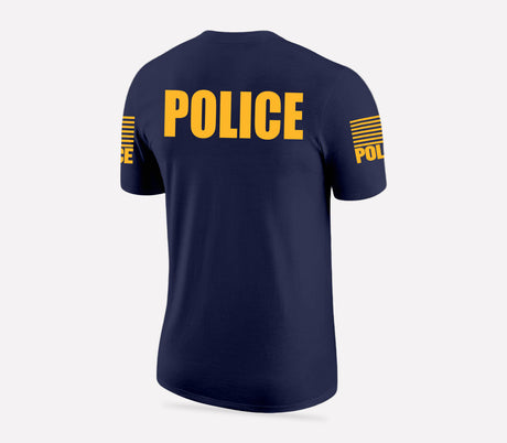 Navy Blue Police Men's Shirt - Short Sleeve - FEDS Apparel