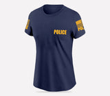 Navy Blue Police Women's Shirt - Short Sleeve - FEDS Apparel