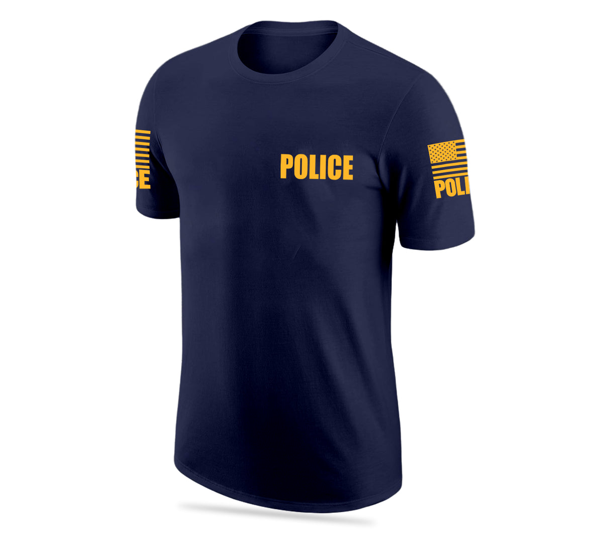 Navy Blue Police Men's Shirt - Short Sleeve - FEDS Apparel