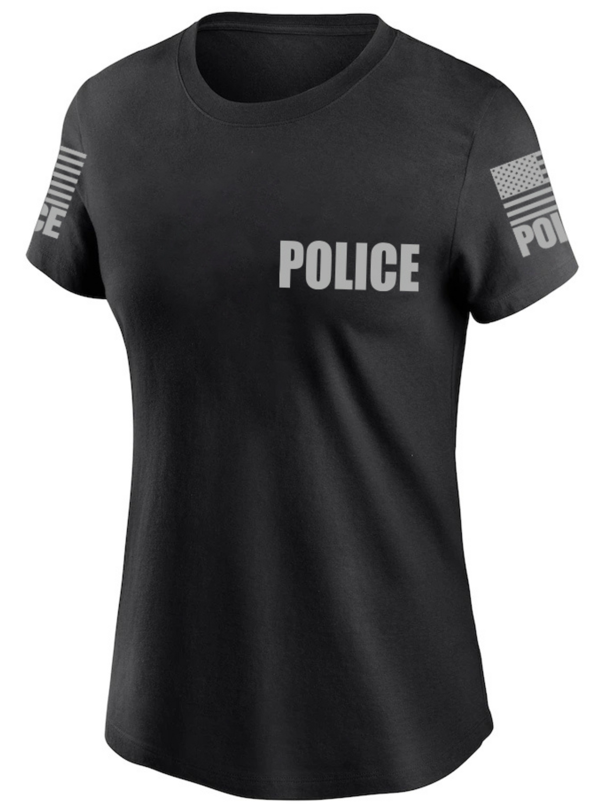 Black Police Women's Shirt - Short Sleeve - FEDS Apparel