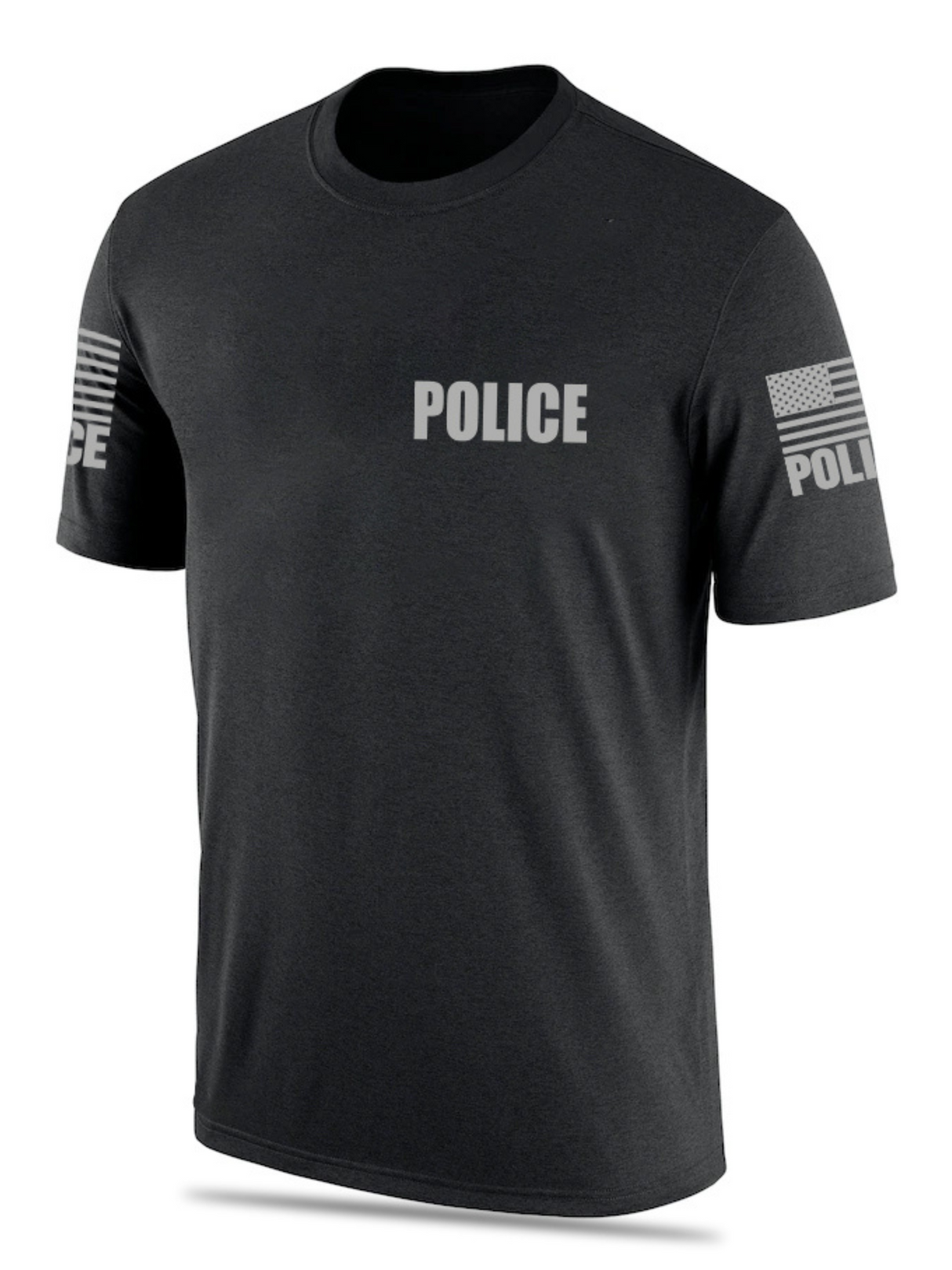 Black Police Men's Shirt - Short Sleeve (Gray) – FEDS Apparel