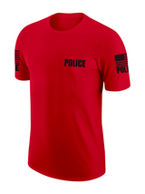 red police officer shirt