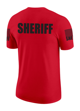 Red Sheriff Men's Shirt - Short Sleeve - FEDS Apparel