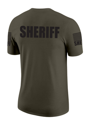 Drab Green Sheriff Men's Shirt - Short Sleeve - FEDS Apparel