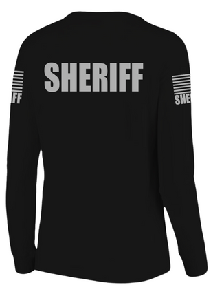 Black Sheriff Women's Shirt - Long Sleeve - FEDS Apparel