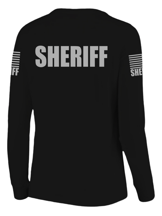 Black Sheriff Women's Shirt - Long Sleeve - FEDS Apparel