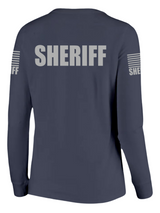 Navy Blue Sheriff Women's Shirt - Long Sleeve - FEDS Apparel