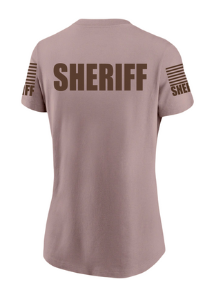 Tan Sheriff Women's Shirt - Short Sleeve - FEDS Apparel