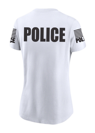 White Police Women's Shirt - Short Sleeve - FEDS Apparel