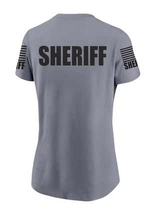 Gray Sheriff Women's Shirt - Short Sleeve - FEDS Apparel